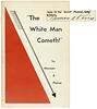 click for a larger image of item #16812, "The White Man Cometh!"