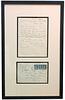 Autograph Letter Signed