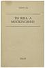 To Kill a Mockingbird
