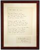 click for a larger image of item #32830, Autograph Poem, Inscribed