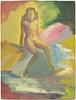 click for a larger image of item #34060, Seated Nude