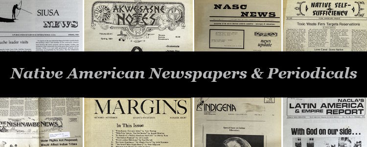 Native American Newspapers & Periodicals