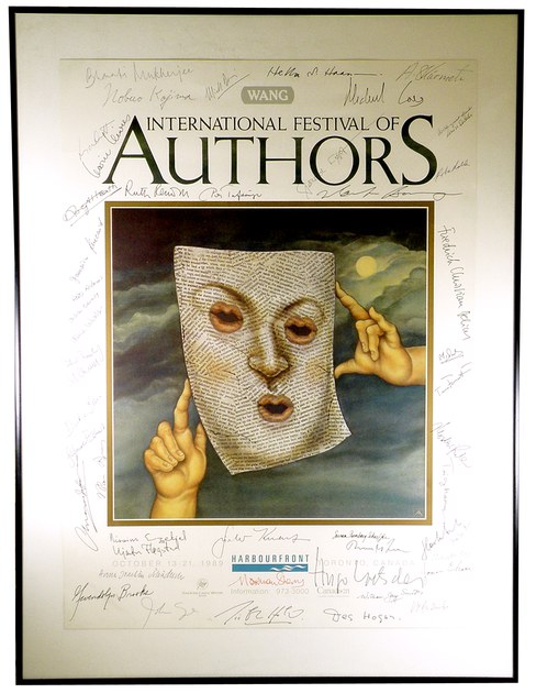  - 1989 International Festival of Authors Promotional Poster.