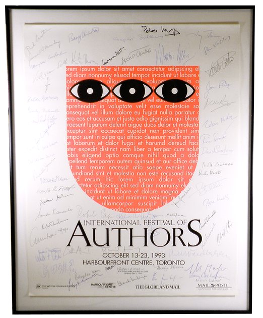  - 1993 International Festival of Authors Promotional Poster.