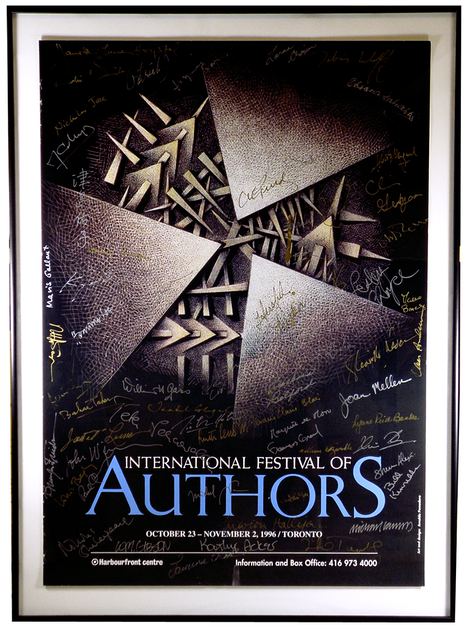  - 1996 International Festival of Authors Promotional Poster.