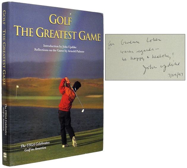 Updike John Golf The Greatest Game Ken Lopez Bookseller 4758