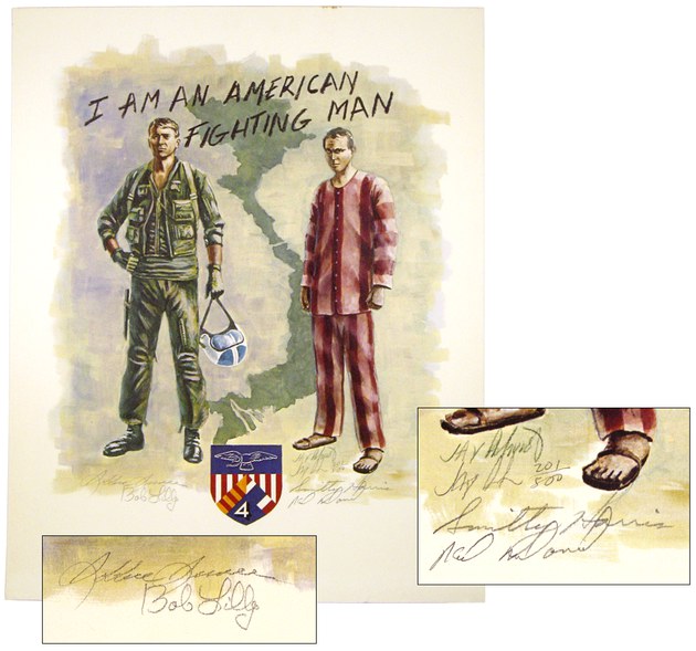 ASHURST, Jay, - I Am an American Fighting Man [Signed by the Artist and 4 POWs].