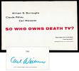 click for a larger image of item #33108, So Who Owns Death TV?