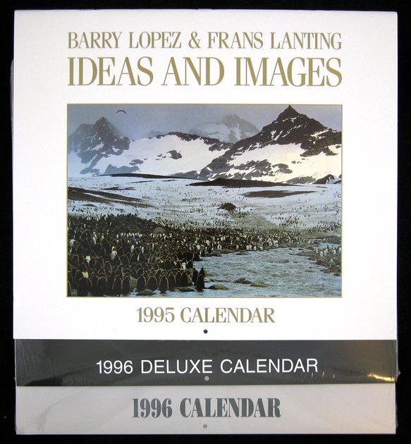 (LOPEZ Barry), - Three Calendars, 1995-1996 [From the Author's Library].