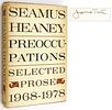 click for a larger image of item #33277, Preoccupations. Selected Prose 1968-1978