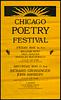 click for a larger image of item #33371, Chicago Poetry Festival Flyer