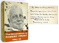 click for a larger image of item #33382, The Dimensions of Robert Frost