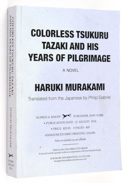 colorless tsukuru tazaki and his years of pilgrimage by haruki murakami colorless tsukuru tazaki and his years of pilgrimage by haruki murakami