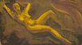 click for a larger image of item #34064, Reclining Yellow Nude