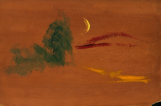 CUMMINGS, E.E., - Tree And Moon.