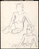 click for a larger image of item #34110, Seated Nude