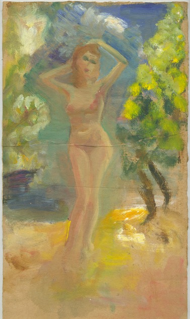 CUMMINGS, E.E., - Posed Nude Female.