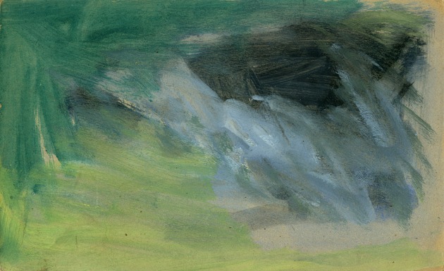 CUMMINGS, E.E., - Watercolor (#2).