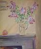 click for a larger image of item #34297, Still Life With Lilacs And Pomander Ball