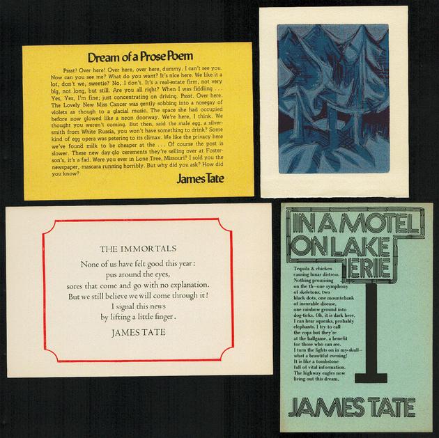 TATE, James, - Poetry Cards.