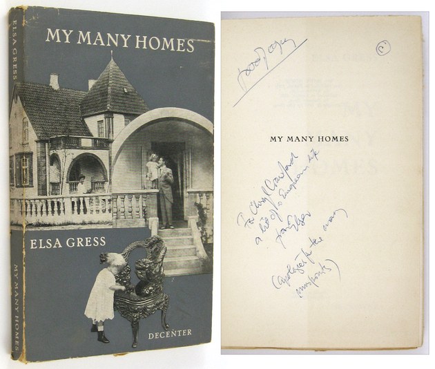 GRESS, Elsa, - My Many Homes.