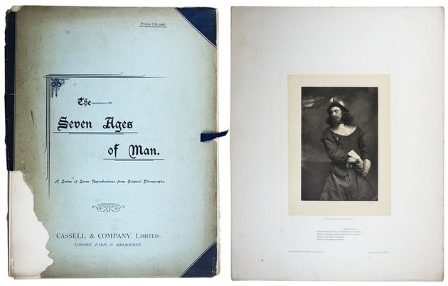 (SHAKESPEARE, William), - The Seven Ages of Man: A Series of Seven Reproductions from Original Photographs.