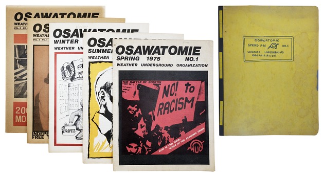 Osawatomie, Vol. 1, Nos. 1, 2, & 4; Vol. 2, Nos. 1 & 2.