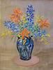 click for a larger image of item #36309, Bouquet in Blue Vase