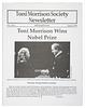 click for a larger image of item #36419, Toni Morrison Society Newsletter, Vol. 1, No. 1