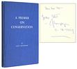 click for a larger image of item #36534, A Primer on Conservation