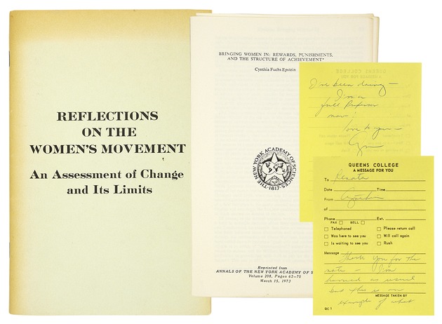 Reflections on the Women's Movement: An Assessment of Change and Its Limits