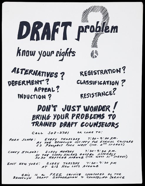 Draft Problem? Know Your Rights