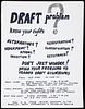 click for a larger image of item #36604, Draft Problem? Know Your Rights