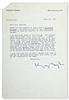 click for a larger image of item #36675, Typed Letter Signed