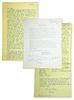 click for a larger image of item #36685, Four Page Autobiography Plus Author Questionnaire