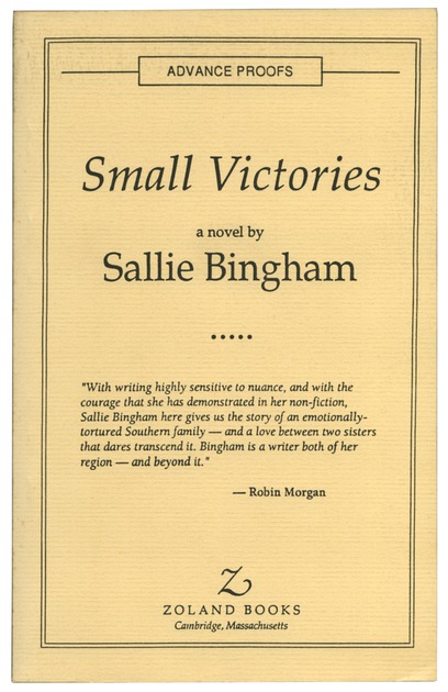 BINGHAM, Sallie, - Small Victories.
